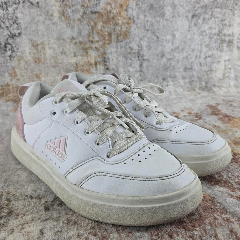 adidas Park Street Court Sneakers Womens 7 White Streetwear Casual IG9850
